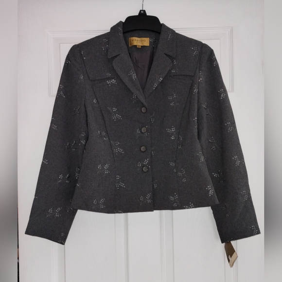 Bergamo Jackets & Blazers - Bergamo Charcoal Women's Blazer